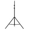 Matybobe Treppiede regolabile in metallo luce Stand Max. Altezza 1,6 m/1,6 m con 1/4 di pollice Vite per Studio Fotografia LED Video Luce Ombrello Anello Luce