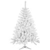 SOLAGUA NAVIDAD Albero di Natale artificiale Foglia di orpello Abete 120-210cm Alberi C/supporto in plastica (Bianco Brillante, 120cm 184Tips)