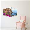 Homemania DEC4M205 Quadro da Parete, Disegno Cornice, Multicolore in MDF, 19 x 0.3 x 60 cm