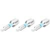 HAZET 2,5-2204N-2.5/3 - Punta esagonale interna 6,3 (1/4 pollici), 3 pezzi