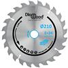 DIAMWOOD EXPERT EN EQUIPEMENT Lama per sega circolare HM portata D. 210 x Al. 30 x ep. Diamwood, 2,2/1,4 mm x Z24 Alt Neg