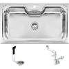 Apell Lavello Cucina Incasso 1 Vasca 86 cm Acciaio Criteria CR860IBC