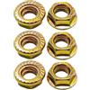 hNyDtpDhW Dado flangiato a barra M8 per modelli di motoseghe 51, 55, 61, 66, 268, 272, 345, 350, 351, 353, 357, 359, 362, 365, 372, 394, 395, 450, 455, 460 - Confezione da 6