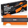 RAK Strumento per modelli di duplicatore di forme di calibro di contorno con blocco regolabile Copia con precisione forme irregolari e scomode - Strumento indispensabile per tuttofare fai-da-te