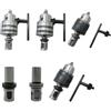 CRIDENG Set di mandrini per trapano in metallo con adattatore per asta ad angolo retto da 19 mm, per connessione filettata conica B16 con opzioni di serraggio mandrino 1,5-13 mm e 3-16 mm (2)