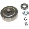 AOLUOER Kit pignone cerchio tamburo frizione 3/8 Picco 7T for S//t//i//h//l 024 026 MS240 MS260 MS260C MS260D MS260N MS260Z MS270 MS280 1121 007 1039
