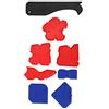 Fdit 8 ° Kit di Strumenti di Rimodellamento Scaper Scaper Professional: Ideale per Abbellire la Membrana della Colla di Vetro
