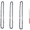 NnYuaUil Accessori for parti di attrezzi da giardino Lama for sega a catena da 4/8 pollici 28/45 maglie for motosega elettrica al litio con guida a barra Taglio di rami in legno di ricambio