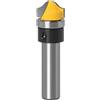 cskky Fresa for scanalature finte for pannelli da 3/4 di pollice - for lavorazione del legno con gambo 6/6,35/8/12/12,7 mm for utensili for .oth