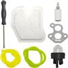GTWSQQ Cacciavite for la riparazione del carburatore del filtro dell'aria for motosega H=us-qvarna 236 235 236E 240 con filtro del carburante, lampadina Frimer