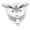 Jieotwice Mandrino a Morsa a 3 Griffe ad Alta Precisione, Mini Morsetto da Banco Industriale per Foratura/Riparazione di Orologi e Modellismo, Serraggio da 1 a 48 mm