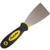 Generico SPATOLA PER STUCCO RASCHIETTO ACCIAIO INOX MANICO IN GOMMA VARIE MISURE AUSTRALIAN (40 mm)
