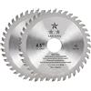 Beenle-Icey Lame per sega circolare 115 x 22,2 mm, 40 denti Disco da taglio Legno Carburo Finitura Sete per Metallo Legno Pietra Vetro Plastica Disco Taglia Senza Filo Sedienti da Disco (2 pz.)