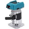 Generic Router di Legno, Fresa Al Litio Senza Spazzole, Macchina per Intaglio, Fresa per la Lavorazione del Legno, Batteria 18 V, Taglierina per Fori, Taglierina per Bordi Manuale,