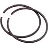 UYTGFO Adatto for Kawasaki TJ45E Altre parti di riparazione del cilindro del motore a 2 tempi for decespugliatore, 2 pezzi, anello del pistone da 42,5 mm x 1,5 mm