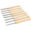 LED LEDS SGORBIE PER TORNIO TORNIATURA LEGNO INTAGLIO SCALPELLI UTENSILI SGORBIA 8 PEZZI