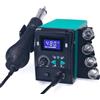ZYT-DHRUCB Pistola ad aria calda con ugelli Plug-Pull da 700 W, temperatura costante digitale, stazione di saldatura per rilavorazione, stazione di saldatura per riparazione di telefoni