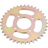 Generic 37 Ruota a Catena dei Denti, Manovella in Acciaio 48 Mm Diametro Interno 155 Mm 428 Modello 4 Fori per Kart Triciclo Elettrico