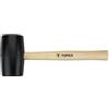 TOPEX Martello in gomma 58 mm / 450 g, manico in legno marca Neo tools