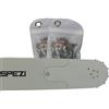 Sägenspezi Set di barra Solid Drive da 75 cm con 2 catene a maglie complete 3/8 98TG 1,6mm compatibile con Stihl MS362