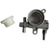 DORFEY Adatto for Efco 125 MT260 MTT2600 e altri 2T 26cc Mini Motoseghe Held Kit Lubrificatore Pompa Olio Ingranaggio a Vite Senza Fine Vecchio Stile(2 X WORMS)
