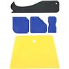 Acouto 5 Pezzi/set Kit Raschietto Spalmatore Sigillante in Plastica Kit Colla per Vetro Strumento per Abbellire Cucito per Giunti Stuccatura Giunti Resina su necessità Rimozione Sigillante