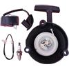LIWaaGe Adatto for BR600 BR550 BR500 Tosaerba Decespugliatore Avviamento a strappo Bobina di accensione Kit di ricambio 4282 190 0303
