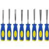 ACTINPANT Set Di Strumenti for Intaglio Scalpelli for Legno Da 8 Pezzi Smussati In Acciaio Con Manici In Gomma Raspe Pietre for Affilare