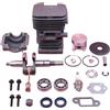 LIWaaGe Adatto for motosega MS180 018 Kit cilindro pistone da 38 mm Cuscinetto albero motore Paraolio coppa olio motore