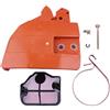 LIWaaGe Adatto for Hus 136 137 141 142 Regolatore tenditore catena motosega freno frizione copertura cinghia