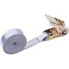 HLHLH Cinghie di fissaggio con fibbia da 3 metri for auto, moto, bici, corda traino in metallo, cricchetto resistente for bagagli e borse(Gray)