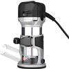 Irfora Fresa manuale per legno, 220 V, 2000 W, 6 taglialegno elettrico a velocità variabile e 6,35 mm/8 mm, pinze intercambiabili in laminato, palmo, router per la lavorazione del legno