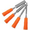 DIYEAH Cesoie per Legno 4 Pezzi in Acciaio ad Alto Carbonio Manico in Plastico, Strumenti per Intaglio e Lavorazione del Legno, Utensili per Fai da Te e Carpenteria