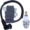 SRNPTBZIT Candela bobina di accensione adatta for motosega MS311 MS391 11404001303 11401305B