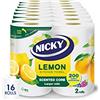 Nicky Limons, 2 rotoli di asciugamani da cucina, 438 g, confezione da 8