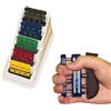 Willy Behrend 1 pezzi Behrend Digi-Flex Finger Trainer, Hand Trainer, Muscolo Trainer, Finger Training, 5 punti di forza/COLORI