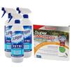 Dc Casa Quasar Pulito Stellare Detergente Per Vetri 3 Pezzi X 650 Ml + Gamex Panno In Microfibra