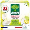 L'arbre vert Compresse Lava vasca, tutto in 1, Limone, 32 dosi, 584 g