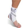 Aircast, supporto ortopedico per caviglia modello A60, leggero, per aiutare a prevenire e curare slogature, fratture, instabilità, sindrome del tunnel tarsale, AC141AB05-WHT-L-L, White, L