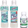 Generico Set Deo Due Detersivo Lavatrice e Ammorbidente Fiori D'Acqua, Gocce Bucato Fragranza Aloe, Tris Deo Due Ultra Profumato