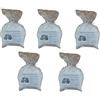 Naturii Naturìì Saponina Carbonato di Sodio Puro 5 Kg Detergente Multiuso Ecologico per la Casa, Sgrassante e Pulente Naturale per Lavanderia, Cucina e Bagno (5 buste da kg 1)