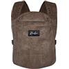 ROOKIE Baby Indossa Premium - Veloce e semplice - Comodo marsupio per neonati dalla nascita fino a 15 kg - Baby Carrier in cotone biologico (velluto Mocha)