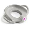 OKBABY Sofa - Riduttore per WC con Bordo Antiscivolo - Schienale Alto per Massimo Comfort e Ampie Maniglie per Massima Stabilità del Bambino - Grigio