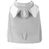 SONARIN Copertina per Marsupio Caldo,Universale Copri Marsupio Cover Invernale per Fascia Portabebè Incappucciato Copertura Mantello A Prova di Vento con Tasca Frontale(Grigio)