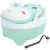 Garosa Toilette per Vasino Bambini, Sedile WC Portatile Pieghevole per Addestramento al Bagno, Compatto e Igienico, Verde