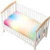 Odot Lenzuolo con angoli Lenzuola Carrozzina Neonato, Multicolore Stampa Bambino Cotone Coprimaterasso, Lenzuola per Culla Babybay (Beige,80x160 cm)