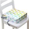 Surwin Rialzo da Sedia per Bambini, Rialzo Sedia Bambini Cuscino Rialzo Cuscino per Sedia Seggiolino Regolabile Smontabile con 2 Cinghie per Sedia da Pranzo -Stella (Plaid,32x32x8cm)