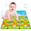Svceqze Kids Play Mat, 200cmx180cm Play Mat, Gattonare Matt, Tappetino Per Bambini, Grande Tappeto Non Slip Imbottito Per Gattonare E Giocare, Tappetino Regalo Pieghevole