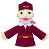 Bexdug Marionette da Eroe, Marionette per Giochi di Ruolo per Bambini, Progettate da Terapista Occupazionale, Dottore, Infermiere, Vigile del Fuoco, Agente di Polizia, Giocattolo Educativo Interattivo, 40 cm