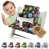 BambiniWelt by Rafael K. BambiniWelt Tripp Trapp - Set di cuscini compatibili con seggiolone Stokke, extra morbido, lavabile e durevole, 2 pezzi, con chiusura in , colore: Marrone